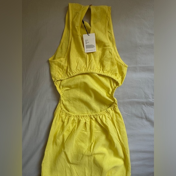 Acacia. Mae. Linen dress. Yellow. NWT - Picture 4 of 15